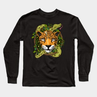 Jaguar Ayahuasca DMT Trip Long Sleeve T-Shirt